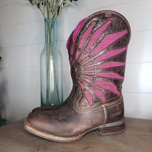 Shyanne Women's Xero Gravity Mesh Panel Western Boots - Square Toe Size 7